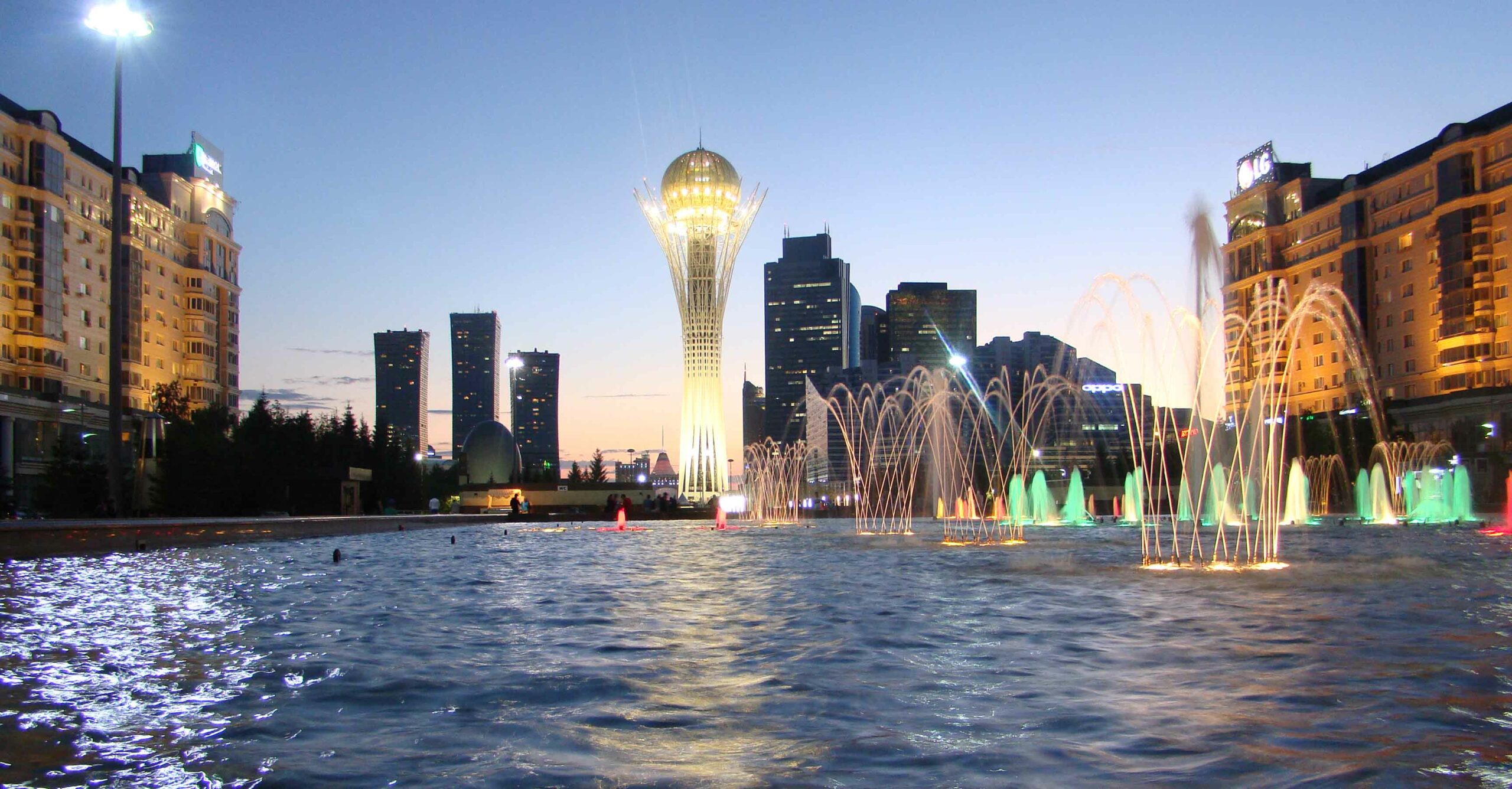 Astana in the evening